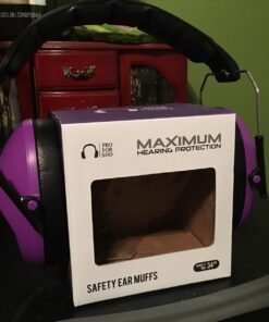 Pro For Sho 34dB Shooting Ear Protection - Special Designed Ear Muffs Lighter Weight & Maximum Hearing Protection Standard Purple 36 61NHJTiHuLL