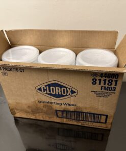 Clorox Disinfecting Wipes Value Pack, Cleaning Wipes, 75 Count Each, Pack of 3 (Package May Vary) 75 Count (Pack of 3) 60 61NIOgTwhYL