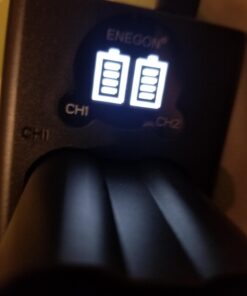 ENEGON EN-EL15 EN-EL15A/B/C Batteries (2 Pack) and Smart LED Dual Charger Kit for Nikon Z6, Z7,D7500 D7000, D7100, D7200 D500, D600, D610, D750,D780 D800, D810, D800E, D810A,D850 Digital Cameras Black 21 61NJatWAG1L