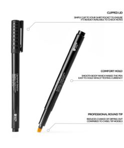 NoteShield 6 Pack Counterfeit Detector Pen Counterfeit Pens Bill Pens Money Marker Detect Fake Marker, Check Bills False Currency Counterfit Marker Pen 14 61NJbsxiPL