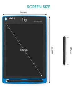 mafiti 10 Pack LCD Writing Tablet 8.5 Inch Electronic Drawing Pads for Kids Portable Ewriter Doodle Board Blue 10pack Blue 13 61NMvPKhrML