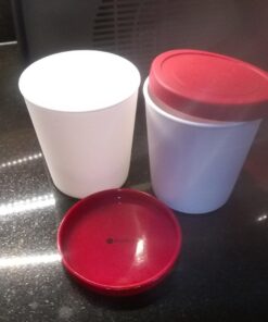 StarPack Ice Cream Containers for Homemade Ice Cream (2 Pcs) - Reusable Ice Cream Storage Containers for Freezer - Leak-Free Ice Cream Containers with Lids (Silicone) - 1 Liter per Ice Cream 2 Pc Set (Large) 32 61NN2JJ1tTL