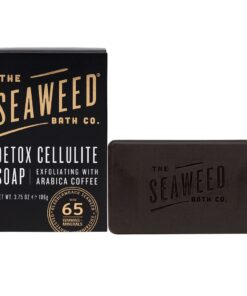 Seaweed Bath Co. Exfoliate Detox Body Soap, 3.75 Ounce, Sustainably Harvested Seaweed, Charcoal (Packaging May Vary) Body Bar Soap-Exfoliate 3.75 Ounce (Pack of 1) 7 61NN3A5b8JL