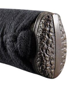 Handmade Sword - Samurai Katana Sword, Battle Ready, Hand Forged, 1045 Carbon Steel, Heat Tempered, Full Tang, Sharp, Wooden Scabbard Demi-God 13 61NR5O88ebL