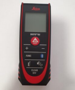 Leica 838725 DISTO D2 New 330ft Laser Distance Measure with Bluetooth 4.0, Black/Red, 1.7 x 1 x 4.6 inches 34 61NS92Hd5HL