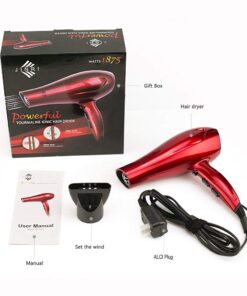 JINRI Professional Blow Dryer Ionic with Styling Concentrator Nozzle and Cold Shot Button 2 Speeds 3 Heat Settings CETL Certified Hair Dryer,1875W,Red 15 61NSxkWUoKL