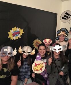 Super Hero Stick Costume Props (1 Dozen) PhotoBooth Supplies, Birthday Party Favors, DIY Decorations 27 61NW jROUwL