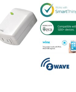 Alternative view of Leviton Decora Smart Plug, Z-Wave, Lamp Dimming, 300-Watt LED/CFL Compatible, Works with Amazon Alexa