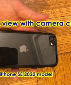 JETech Case for iPhone SE 3/2 (2022/2020 Edition), iPhone 8 and iPhone 7, 4.7-Inch, Shockproof Bumper Cover, Anti-Scratch Clear Back (Black) Black 39 61NWlcRFUtL