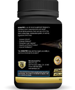 Semapro - Extreme Semen Volumizer and Male Energy Formula - All Natural Endurance, Stamina & Health 15 61NX6QX4QnL