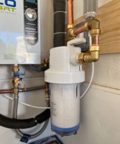 GE Whole House Water Filtration System | Reduces Sediment, Rust & More | Install Kit & Accessories Included | Filter Not Included | Replace Filters (FXHTC, FXHSC) Every 3 Months | GXWH40L 31 61NXlc8s2qL 3