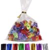 100 Pcs 10 in x 6 in(1.4mil.) Clear Flat Cello Cellophane Treat Bags Good for Bakery, Cookies, Candies,Dessert with 5 random Twist Ties! 100PCS(10x6 Inch) 19 61NZ9JO2gJL