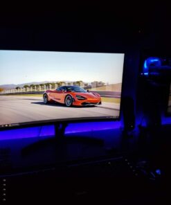 Acer Gaming Monitor 27” Curved ED273 Abidpx 1920 x 1080 144Hz Refresh Rate G-SYNC Compatible (Display Port, HDMI & DVI Ports) Black 27-inch 40 61NaDQ0n5SL 1