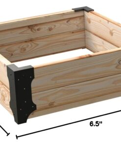 Panacea 89584 Raised Garden Bed Corner Brackets Plant-Container-Accessories, Black 30 61Ncb3dOIrL