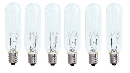 Bulbmaster 25 Watts Himalayan Light Bulb Replacement for Medium/Large Himalayan Salt Lamps Rocks Long Lasting Incandescent bulbs E12 Candelabra Base Dimmable Pack of 6