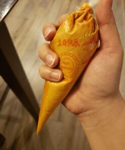 DLOnline 200 Pcs Disposable Cream Pastry Bag Cake Icing Piping Decorating Tool Cupcake Decorating Piping Icing Bag (Red) Red 34 61NeGdaPbwL