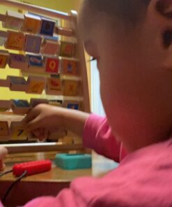 Hape Alphabet Abacus, L: 10, W: 4.7, H: 12.6 inch 31 61NgAST61AL