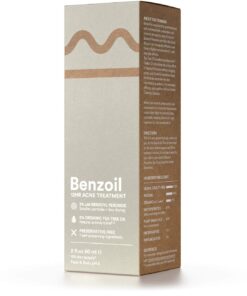 Benzoil - 3% Benzoyl Peroxide & 2% Tea Tree Oil Rapid Acne & Spot Treatment Serum - 70% Organic, Preservative-Free, Normal & Cystic Acne - 2 oz 13 61NgcJpMh3L 1