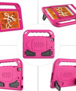 BMOUO Kids Case for iPad Mini 4/iPad Mini 5, iPad Mini 4/5 Case - Built-in Screen Protector, Shockproof Handle Convertible Stand Kids Case for iPad Mini 5th/4th Generation 7.9", Rose 27 61NhQsZsHyL