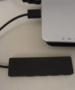 Anker 4-Port USB 3.0 Ultra Slim Data Hub for Macbook, Mac Pro/mini, iMac, Surface Pro, XPS, Notebook PC, USB Flash Drives, Mobile HDD, and More 0.7 ft USB-A 3.0 51 61NhgubGQ4L