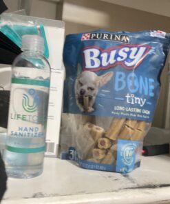 PURINA Busy Made in USA Facilities Toy Breed Dog Bones, Tiny - 30 ct. Pouch 30 Count (Pack of 1) 37 61Ni42pf1aL