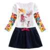 VIKITA Baby Girl Cartoon Flower Dress Long Sleeve Winter Dresses for 2-12 Years Old Girls 7 Years Alh5926 18 61Nitxhv4bL