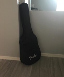 Fender FA-125 Acoustic Guitar - Natural Bundle with Gig Bag, Tuner, Strings, Strap, Picks, Austin Bazaar Instructional DVD, and Polishing Cloth Bundle w/ Gig Bag 51 61NjAgLyDhL