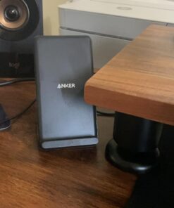 Anker 313 Wireless Charger (Stand), Qi-Certified for iPhone 15/15 Pro/15 Pro Max/14/14 Pro Max, 10W Fast-Charging Galaxy S20, S10 (No AC Adapter) 1pack Black 1 21 61NlDDNYFjL