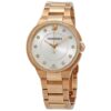 SWAROVSKI City Rose Gold Tone Bracelet Watch 5181642 10 61Nm 73m5QL