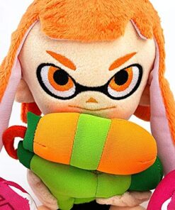Sanei SP01 Splatoon Series Female Inkling Stuffed Plush, 9" 12 61Nm1 LyL