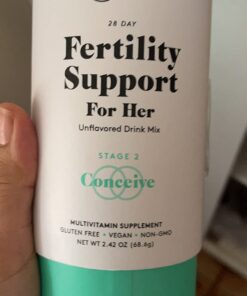 Premama Fertility Support for Her Powder Packets, Multivitamin Supplement To Support Normal Ovulatory Function and Egg Quality, Gluten-Free, Vegan, Unflavored, 28 Single-Serve Packets 30 61NnPMiBCL