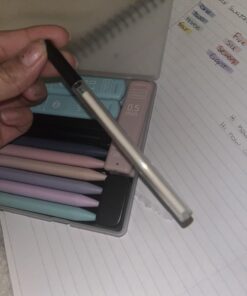 Four Candies Cute Mechanical Pencil Set, 6PCS Pastel Pencils 0.5mm & 0.7mm with 360PCS HB Pencil Leads, 3PCS Erasers and 9PCS Eraser Refills, Aesthetic Mechanical Pencils for Girls Writing 0.5&0.7 mm 43 61Nnkg7AIQL