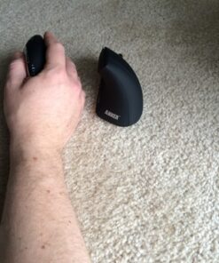 Anker 2.4G Wireless Vertical Ergonomic Optical Mouse, 800 / 1200 /1600 DPI, 5 Buttons for Laptop, Desktop, PC, Macbook - Black 44 61NoPk0xcoL