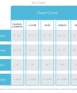 Alternative view of Thirsties Reusable Cloth Diaper Cover, Hook & Loop Closure, Rainbow, Newborn/Preemie Newborn/Preemie (4-10 Pound)