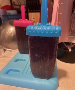 Popsicles Molds, Ozera Set of 6 Reusable Ice Pop Molds Easy Release Popsicle Maker Molds Cream Popcical Molds for Homemade Popsicles With Funnel & Cleaning Brush Assorted Colors 37 61NqO4P4wUL