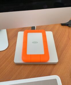 LaCie Rugged Mini 2TB External Hard Drive Portable HDD - USB 3.0/ 2.0 Compatible, Drop Shock Dust Rain Resistant Shuttle Drive, For Mac And PC Computer (LAC9000298), orange Rugged mini HDD 31 61NqaSL3ohL