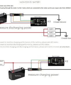 bayite DC 6.5-100V 0-100A LCD Display Digital Current Voltage Power Energy Meter Multimeter Ammeter Voltmeter with 100A Current Shunt 46 61NsVHndP2L