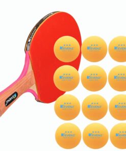 KEVENZ 60-Pack 3 Star Ping Pong Balls, 40+mm Advanced Table Tennis Ball, Bulk Outdoor Ping Pong Balls, Orange A, Orange, 60-Pack 15 61Nukv1Nu7L
