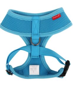 Alternative view of Puppia Soft Dog Harness No Choke Over-The-Head Triple Layered Breathable Mesh Adjustable Chest Belt and Quick-Release Buckle, Sky Blue, Medium M (Neck: 12", Chest: 16"-22")