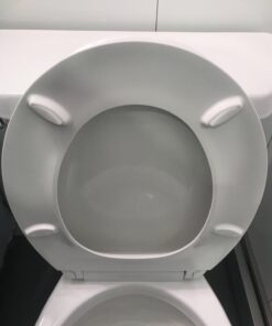 KOHLER K-4639-0 Cachet Quiet Close Toilet Seat, White, Round Non Ready Latch 48 61Nw9BK46VL