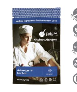 Pure Gellan Gum F - Low Acyl ⊘ Non-GMO Vegan OU Kosher Certified - 50g/2oz 8 61NwxbF0wL
