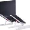 JUBOR Laptop Stand Adjustable Laptop Stand Portable Foldable Ergonomic Desktop Stand Holder Mount for MacBook Notebook Computer PC iPad Tablet 97 61Nx venJXL