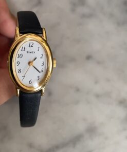 Timex Women's T21912 Cavatina Black/Gold-Tone 42 61Ny6ACHwyL