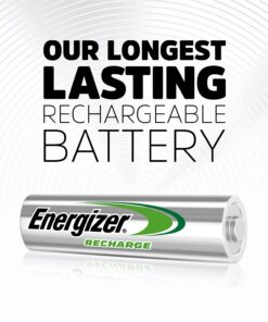 Energizer Rechargeable AA Batteries, Recharge Power Plus Double A Battery Pre-Charged, 8 Count 33 61O3OYyoM2L