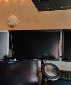 WALI TV Wall Mount Articulating LCD Monitor Full Motion 15 inch Extension Arm Tilt Swivel for Most 13 to 32 inch LED TV Flat Panel Screen with Mounting Holes up to 100x100mm (1330LM), Black 51 61O3iElVIEL