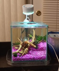 Marina CUBUS Glass Betta Kit – Elegant Glass Aquarium for Homes or Offices 31 61O44h927AL