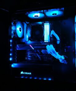 Corsair CORSAIR Crystal 570X RGB Mid-Tower Case, 3 RGB Fans, Tempered Glass - Mirror Black (CC-9011126-WW) 81 61O4TjsOi1L