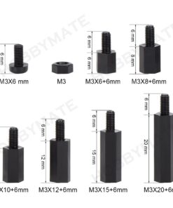 Alternative view of HOBBYMATE M3 Nylon Standoffs Spacer Screw Bolt for Building PC PCB Motherboard Standoffs