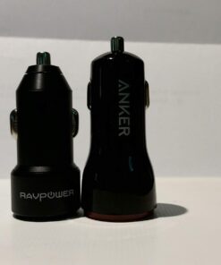 Anker Car Charger Adapter, 24W Dual USB Car Phone Charger, PowerDrive 2 for iPhone 14 13 12 11 Pro Max Mini X XR XS 8 Plus, iPad Pro/Air 2/Mini, Note 5/4, LG, Nexus, HTC and More Black 38 61OAOCez2qL