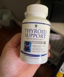 1 Body Thyroid Support Supplement with Iodine - Energy & Focus Support Formula - Vegetarian & Non-GMO - Vitamin B12 Complex, Zinc, Selenium, Ashwagandha, Copper & More 30 Day Supply 60 Count (Pack of 1) 25 61OAUwWxSnL
